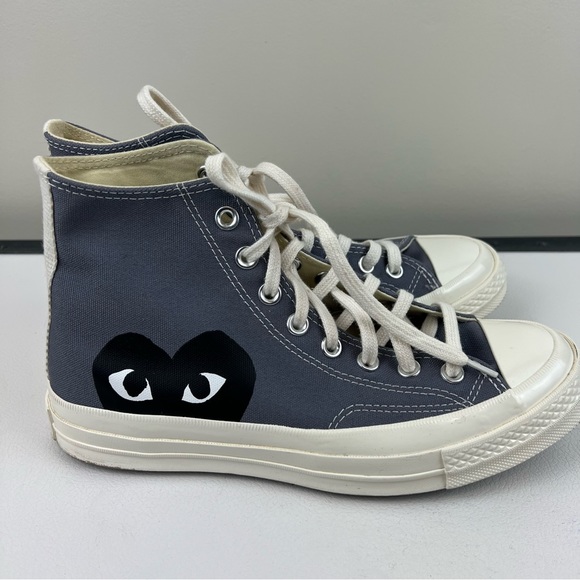 Converse x Comme des Garçons PLAY Chuck 70, women’s 9 / mens 7 - Picture 6 of 12